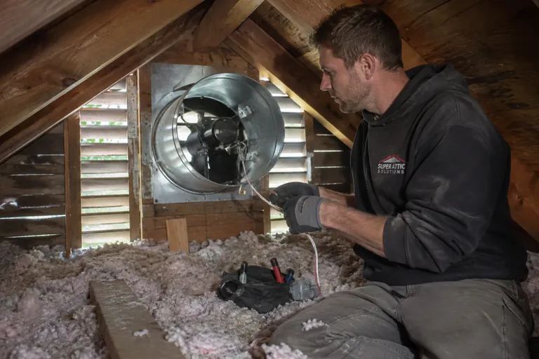 Attic fan installation