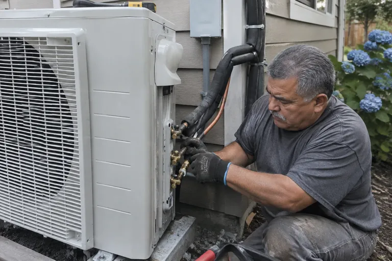 Air conditioning installation