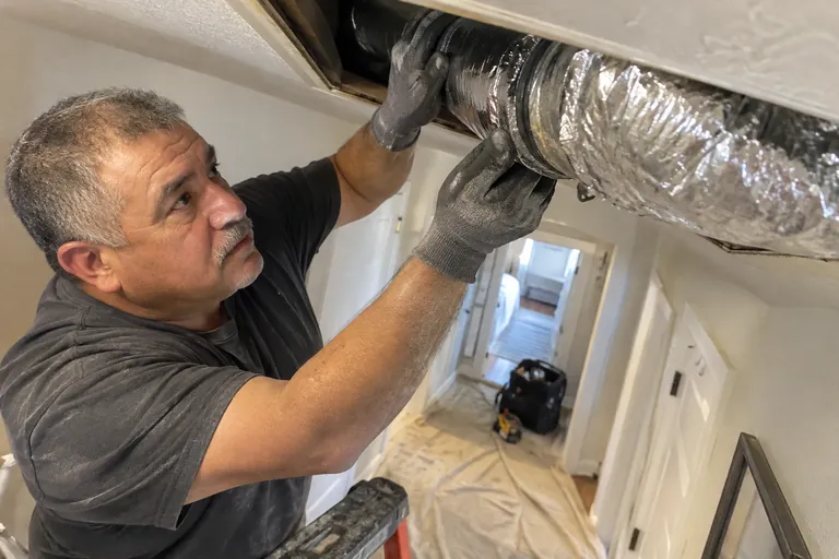 Multi-family air duct replacement