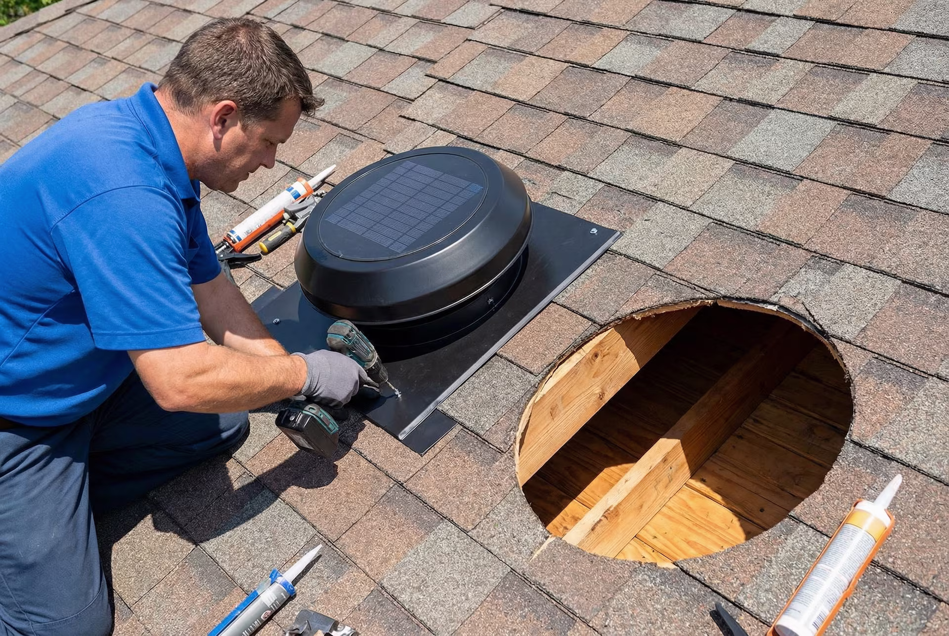 Expert Solar Attic Fan Installation